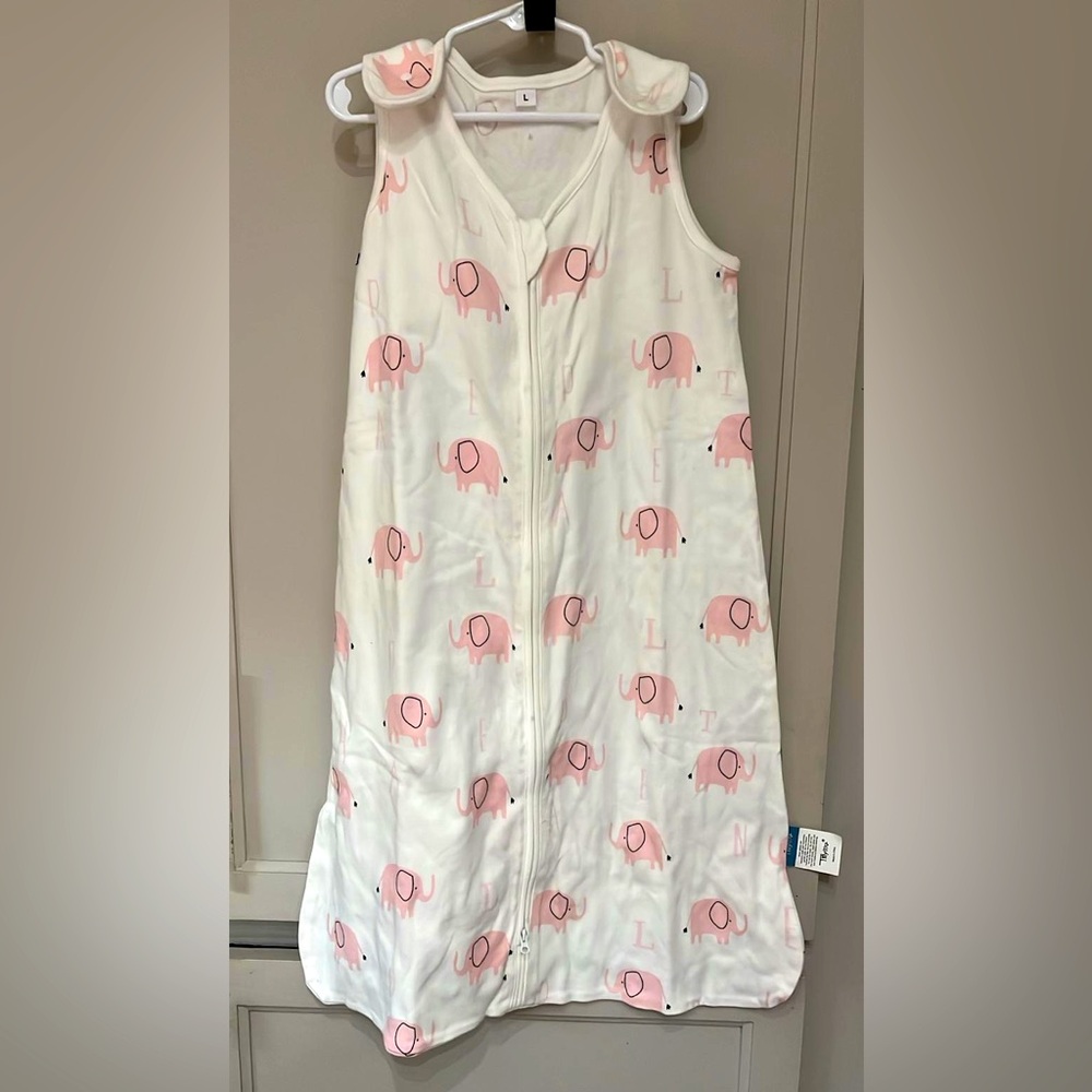 3pk 12-18 months TILLYOU sleep sack Pink Elephant(2x)& Light Pink NWOT